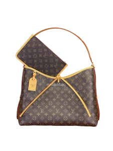 LV Monogram Canvas CarryAll Handbag MM