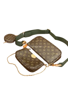 LV Monogram Multi Pochette Accessoires Khaki