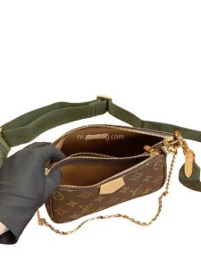 LV Monogram Multi Pochette Accessoires Khaki