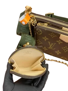 LV Monogram Multi Pochette Accessoires Khaki