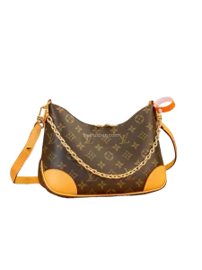 LV Monogram Canvas Boulogne Handbag natural