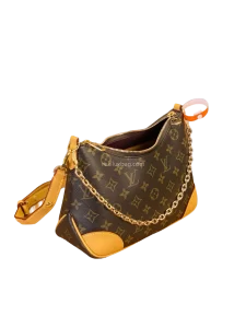 LV Monogram Canvas Boulogne Handbag natural