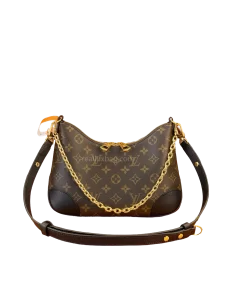 LV Monogram Canvas Boulogne Handbag black