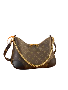LV Monogram Canvas Boulogne Handbag black