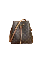 LV Monogram NéoNoé MM Bucket Bag brown