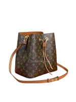 LV Monogram NéoNoé MM Bucket Bag brown