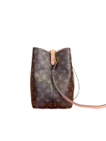LV Monogram NéoNoé MM Bucket Bag Rose Poudre