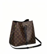 LV Monogram NéoNoé MM Bucket Bag black
