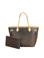 LV Monogram Canvas Neverfull MM Handbag