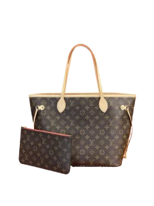 LV Monogram Canvas Neverfull MM Handbag