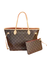 LV Monogram Canvas Neverfull MM Handbag