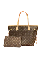 LV Monogram Canvas Neverfull MM Handbag