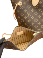 LV Monogram Canvas Neverfull MM Handbag