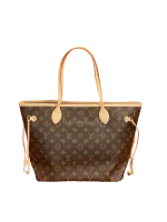 LV Monogram Canvas Neverfull MM Handbag
