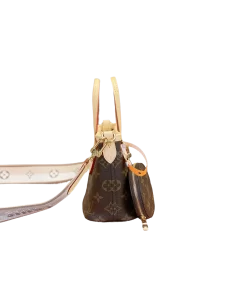 LV Monogram Canvas Neverfull BB Handbag Beige