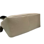 Vitello Daino Soft Large Zippered Top Handle Bag