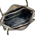 Vitello Daino Soft Large Zippered Top Handle Bag