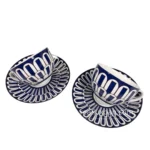 Bleus d'Ailleurs Tea Cup and Saucer 2 Sets