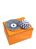 Bleus d'Ailleurs Tea Cup and Saucer 2 Sets