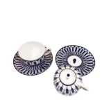 Bleus d'Ailleurs Tea Cup and Saucer 2 Sets