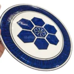 Bleus d'Ailleurs Round Deep Platter