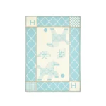 Avalon Animaux Nattes blanke bleu nattier