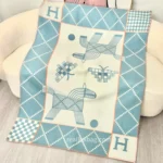 Avalon Animaux Nattes blanke bleu nattier
