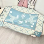 Avalon Animaux Nattes blanke bleu nattier