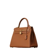 Kelly 28 Grown Togo Gold Hardware