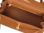 Kelly 28 Grown Togo Gold Hardware