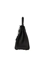 Kelly 28 Black Togo Palladium Hardware