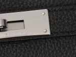 Kelly 28 Black Togo Palladium Hardware