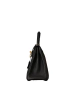 Kelly 28 Black Togo Gold Hardware