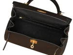 Kelly 28 Black Togo Gold Hardware