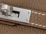 Kelly 28 Etoupe Togo Palladium Hardware
