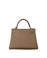 Kelly 28 Etoupe Togo Gold Hardware
