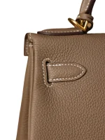 Kelly 28 Etoupe Togo Gold Hardware