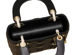 Patent Cannage Mini Lady Dior Black