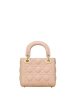 Patent Cannage Mini Lady Dior Pink