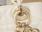 Small Lady Dior My ABCDior Bag White
