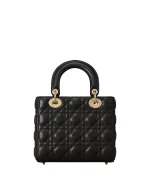 Small Lady Dior My ABCDior Bag Black