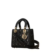 Small Lady Dior My ABCDior Bag Black