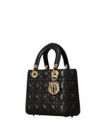 Small Lady Dior My ABCDior Bag Black