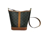 Triomphe Canvas Bucket Bag