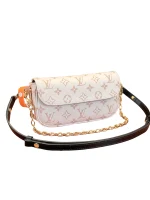 Wallet on Chain Ivy Bag Monogram Dune
