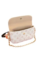 Wallet on Chain Ivy Bag Monogram Dune