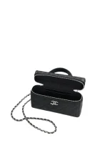25B Black Slim Top Handle Vanity